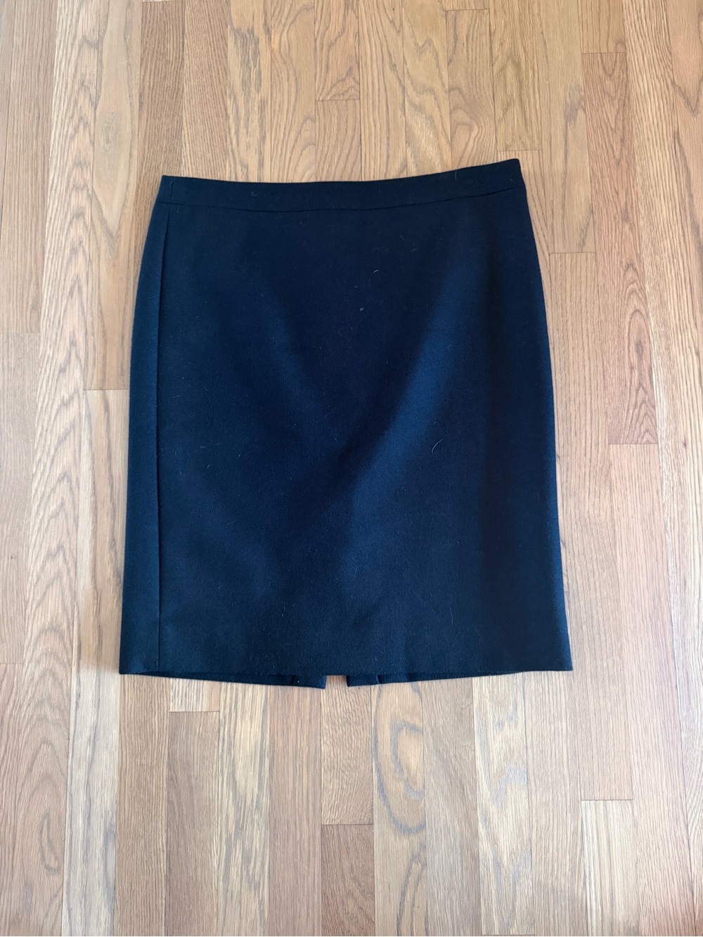 J. Crew Black Wool Blend No. 2 Pencil Skirt